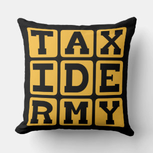 Taxidermy, Stuffing Dead Animals Cushion