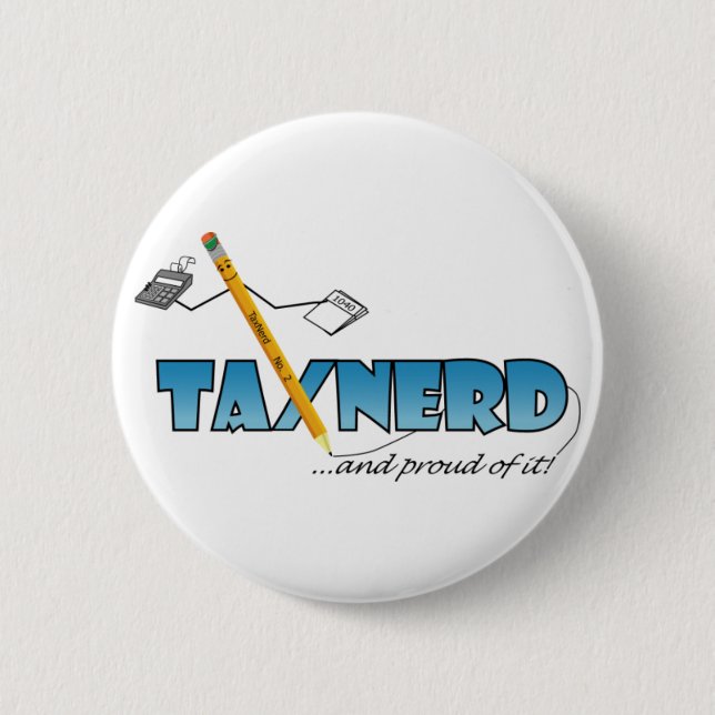 TaxNerd Button (Front)