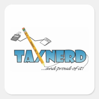 TaxNerd Swag Sticker - for anything