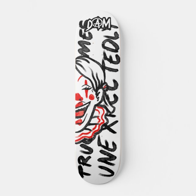 Taydam Female Clown Skateboard  (Front)