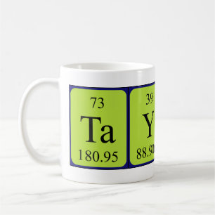 Taylah periodic table name mug