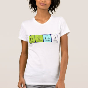 Taylah periodic table name shirt