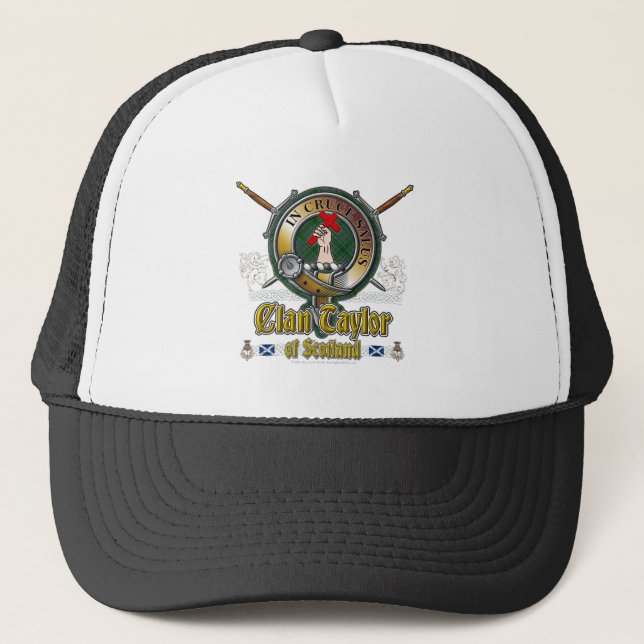 Taylor Clan Badge Trucker Hat (Front)
