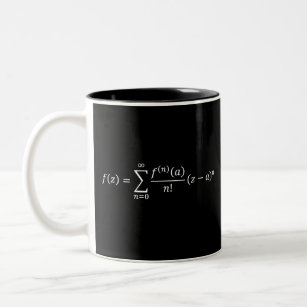 taylor develepment, calculus and math basics Two-Tone coffee mug
