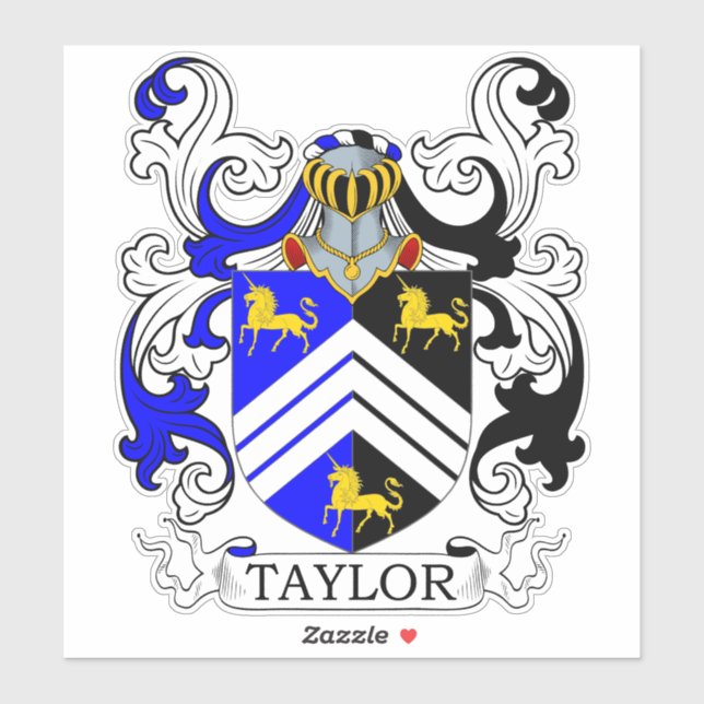 Taylor Family Crest (Sheet)