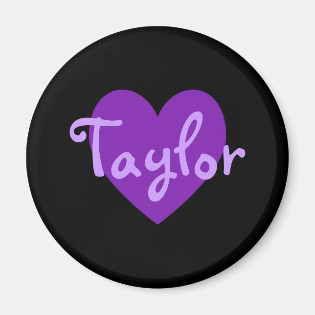 Taylor in Purple Magnet (Front)