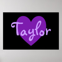 Taylor in Purple