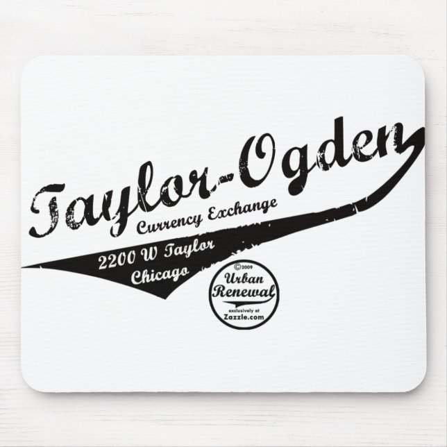Taylor Ogden Currency Exchange Mouse Mat (Front)