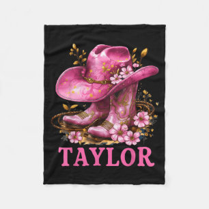 Taylor Outfit Cowgirl Boots Youth Women Teen Girls Fleece Blanket