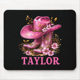 Taylor Outfit Cowgirl Boots Youth Women Teen Girls Mouse Mat