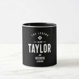 Taylor Personalised Name Birthday Gift Mug