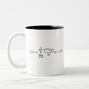 Taylor series, calculus basics Two-Tone coffee mug