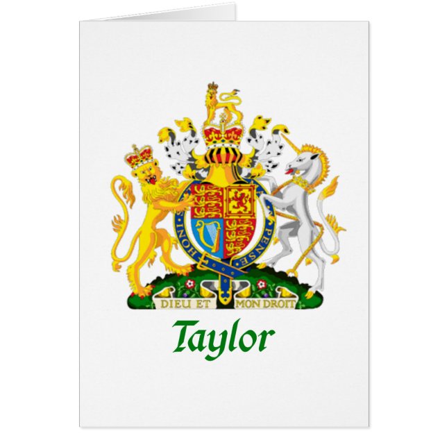 Taylor Shield of Great Britain (Front)