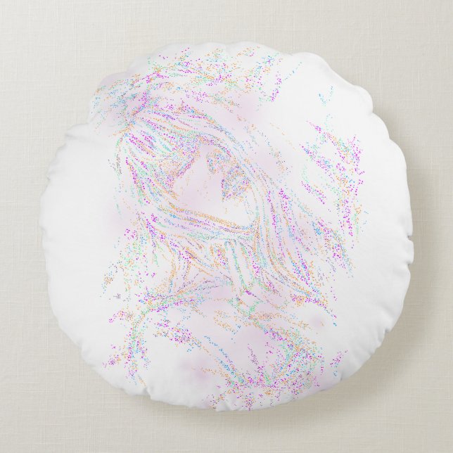 Taylor Swift (Fan Art) Round Cushion (Front)