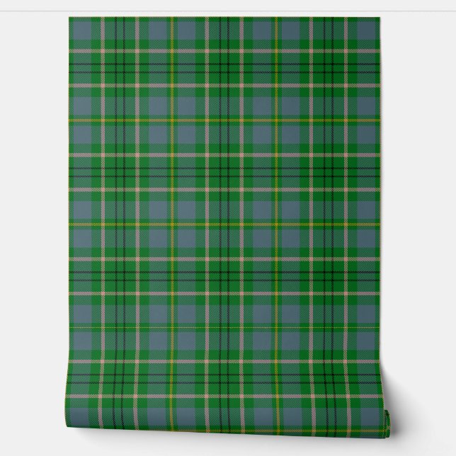 Taylor Tartan Plaid Scottish Clan Wallpaper (Unrolling)