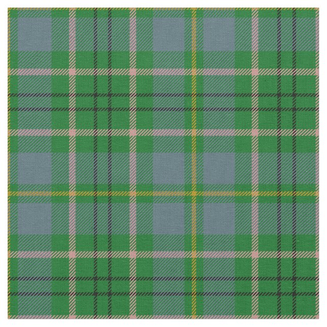 Taylor Tartan Print Fabric (Close Up)