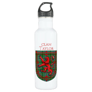 Taylor Tartan Scottish Plaid Lion Rampant 710 Ml Water Bottle