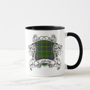 Taylor Tartan Shield Mug