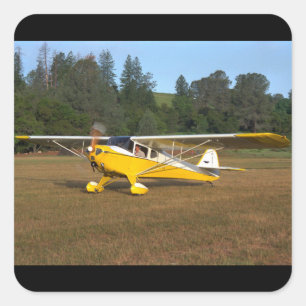 Taylorcraft, BC-12, 1941_Classic Aviation Square Sticker