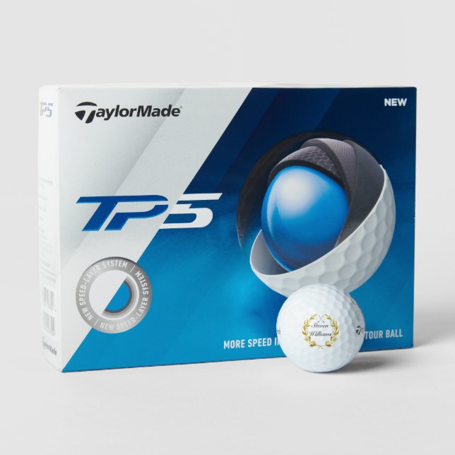 TaylorMade Golf Balls-Custom Name Golf Balls (Packaging)
