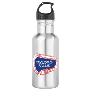 Taylor's Falls Minnesota Rock Climbing Carabiner 532 Ml Water Bottle