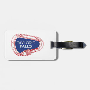 Taylor's Falls Minnesota Rock Climbing Carabiner Luggage Tag
