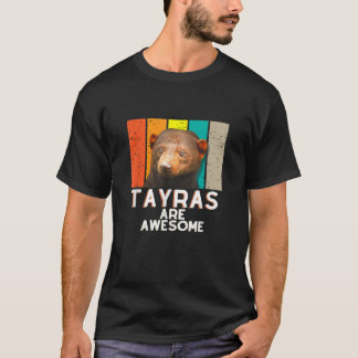 Tayra Wildlife Weasel Animal Vintage Men Women Kid T-Shirt