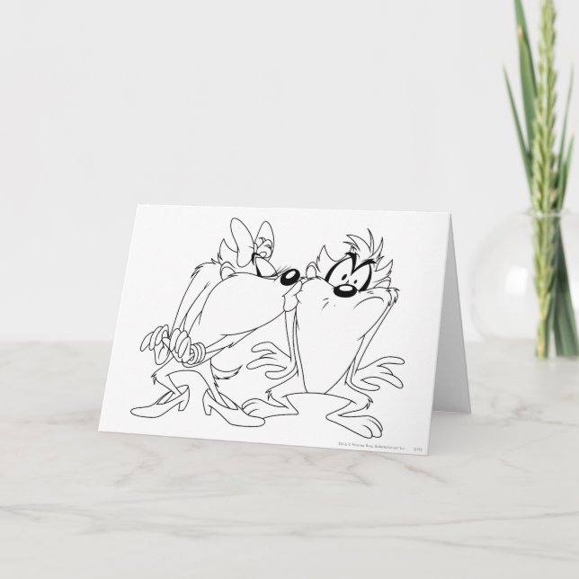 TAZ™ and Girl Card (Front)