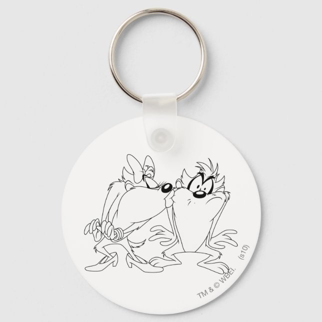 TAZ™ and Girl Key Ring (Front)