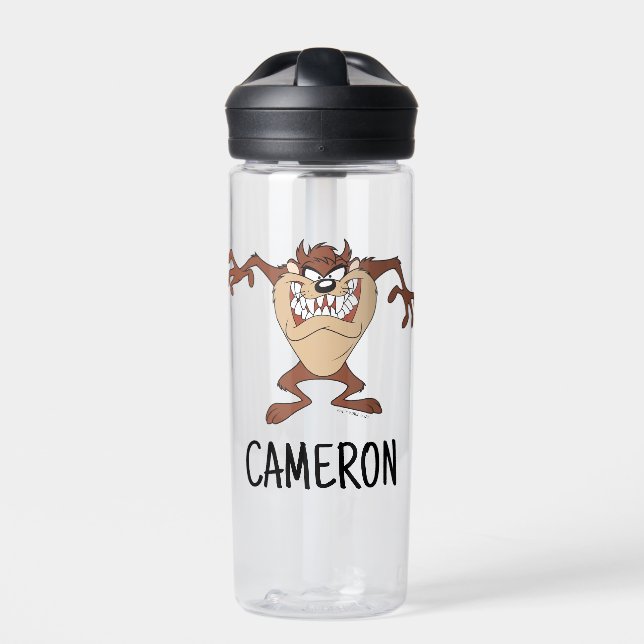 TAZ™ Arms Wide | Add Your Name Water Bottle (Front)