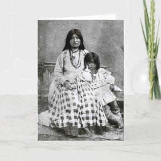 Taz-Ays-Slath, wife of Geronimo Card