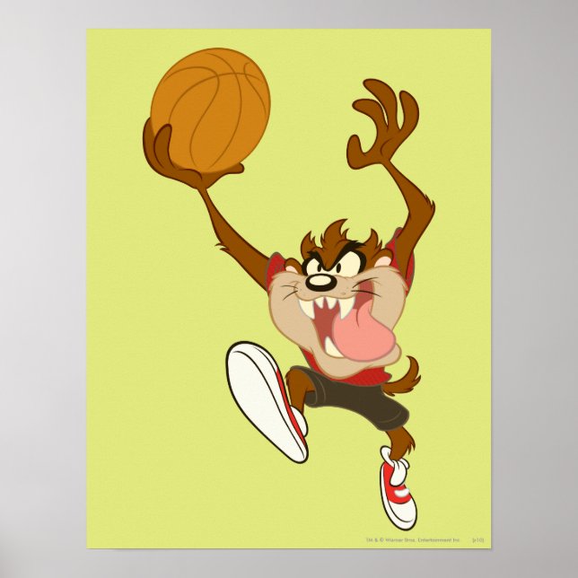 TAZ™ Basketball Layup Poster (Front)