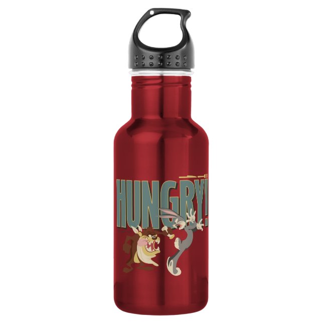 TAZ™ & BUGS BUNNY™ "Hungry" 532 Ml Water Bottle (Front)