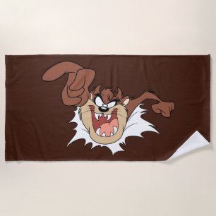 TAZ™ Bursting Through Page Beach Towel