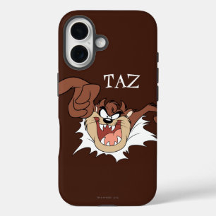 TAZ™ Bursting Through Page iPhone 16 Case