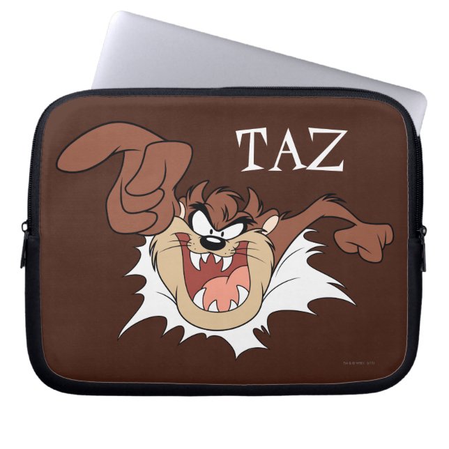 TAZ™ Bursting Through Page Laptop Sleeve (Front)