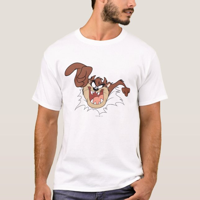 TAZ™ Bursting Through Page T-Shirt (Front)