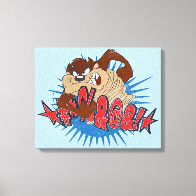 TAZ™ Censored Canvas Print (Front)