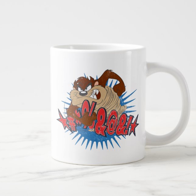TAZ™ Censored Large Coffee Mug (Right)