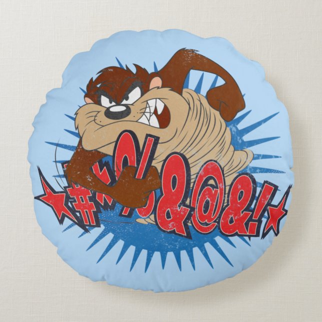 TAZ™ Censored Round Cushion (Front)