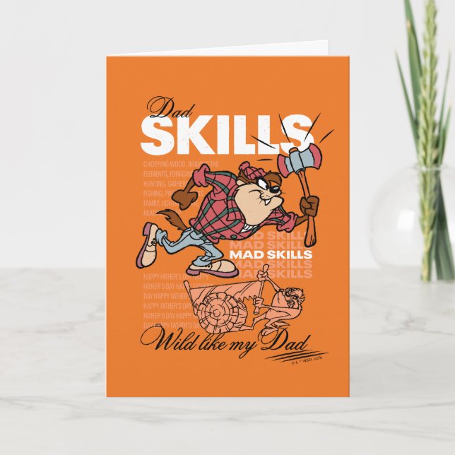 TAZ™ - Dad Skills Card (Front)