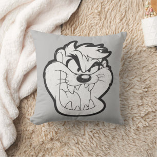 TAZ™ Evil Grin Badge Cushion