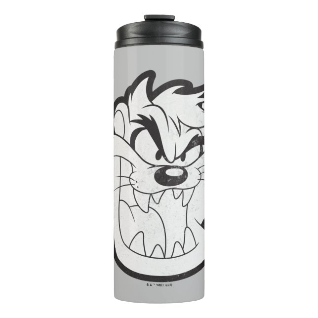 TAZ™ Evil Grin Badge Thermal Tumbler (Front)