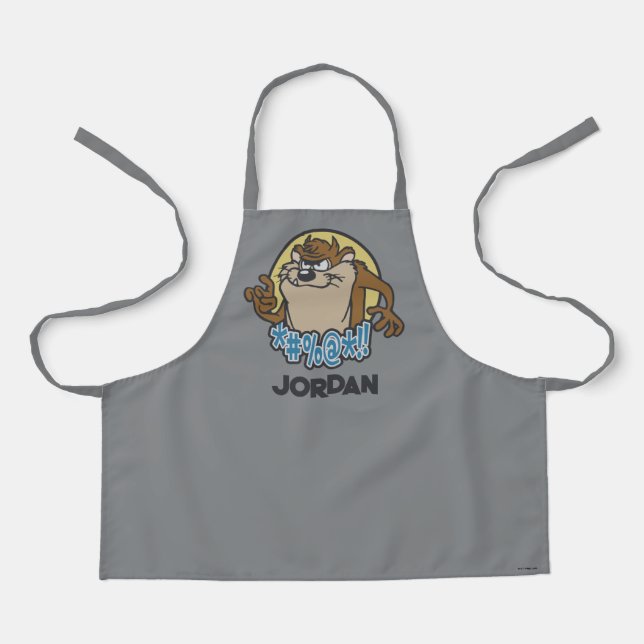 TAZ™ Expletive Circle Graphic Apron (Front)