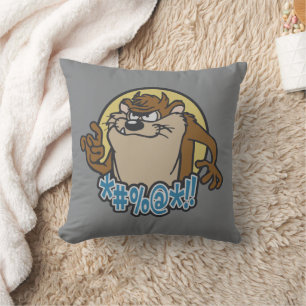 TAZ™ Expletive Circle Graphic Cushion