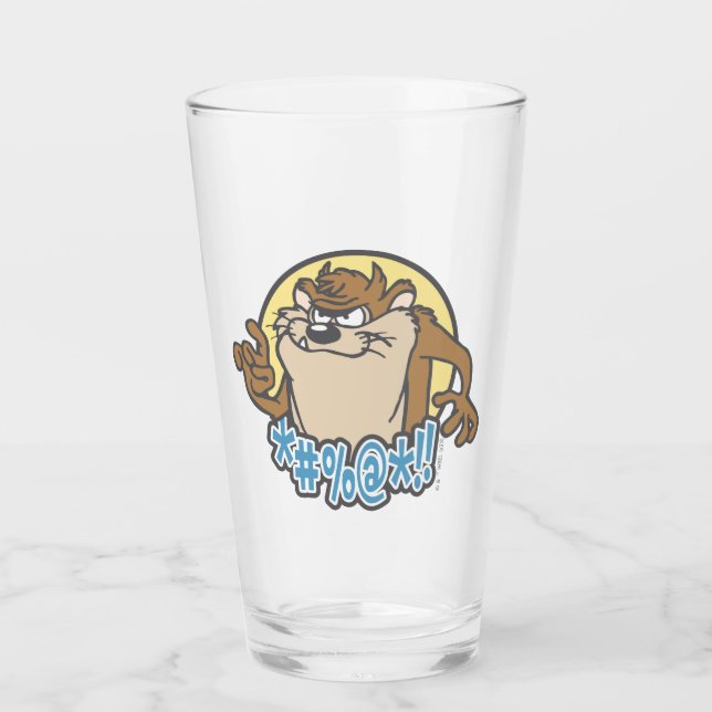 TAZ™ Expletive Circle Graphic Glass (Front)