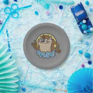 TAZ™ Expletive Circle Graphic Paper Plate