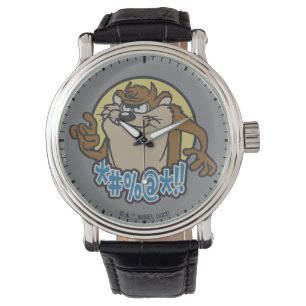 TAZ™ Expletive Circle Graphic Watch