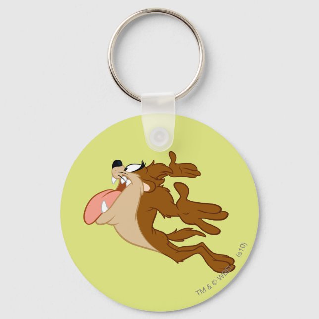 TAZ™ flying through the air Key Ring (Front)