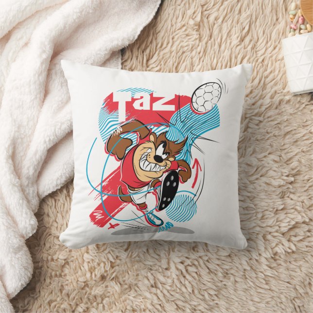 TAZ™ Headbutting Soccer Ball Cushion (Blanket)